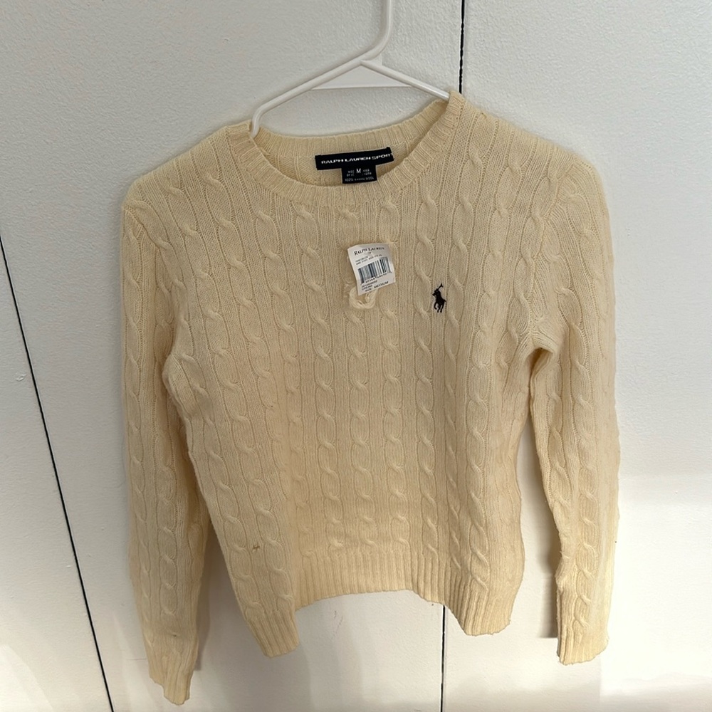 NWT women’s Ralph Lauren cable sweater